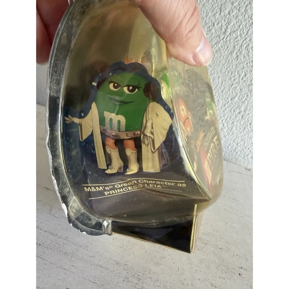 M&Ms Star Wars Chocolate Mpire Luke Skywalker Princess Leia Figure Vtg 2005 MMs - Picture 6 of 6